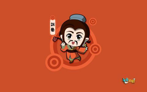 好玩卡牌类游戏三国杀可爱卡通人物形象桌面壁纸 第二辑第6张