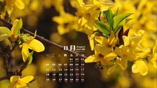 2014年8月日历图片 _ 第(2)张