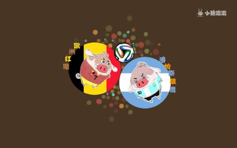 可爱卡通图片小猪滚滚游戏高清电脑桌面壁纸第三辑第5张