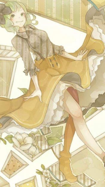 唯美小清晰养眼手绘插画iPhone5S高清手机壁纸第3张