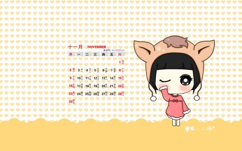 可爱女生创意手机壁纸图片第1张