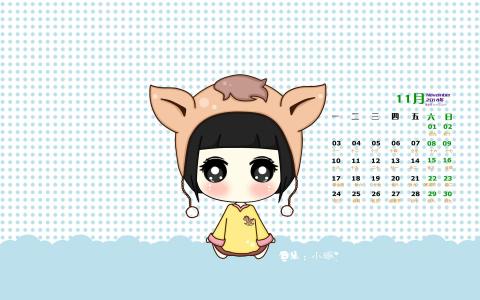 可爱女生创意手机壁纸图片第3张