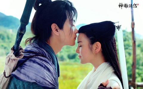 中国内地男演员陈晓陈妍希情侣高清写真手机壁纸第3张