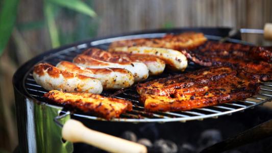 美味诱人的户外烧烤好吃的烤肉美食高清桌面壁纸下载第一辑第3张