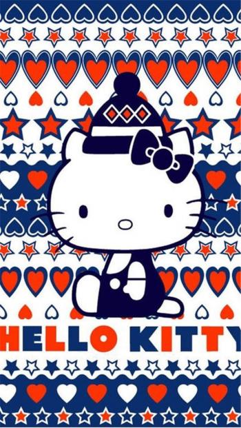 女生最爱日本凯蒂猫holle kitty萌萌的苹果手机高清壁纸下载第3张