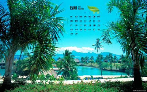 夏日小新清唯美海边风景手机桌面壁纸下载第0张
