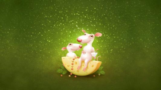 好看的简约风格手绘卡通创意个性图片桌面壁纸高清（1）第0张