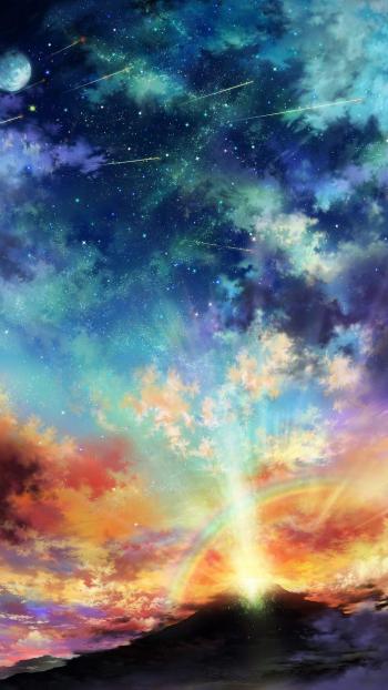 最新最流行养眼梦幻星空图片个性手机锁屏壁纸下载第5张