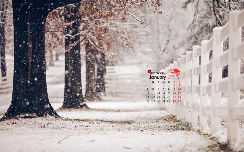 雪景桌面图片 _ 第(1)张