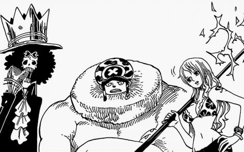 《海贼王》黑白漫画桌面壁纸下载第0张