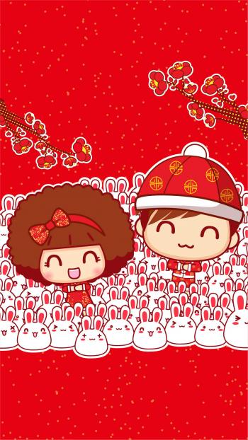 2016猴年可爱摩丝摩丝手机壁纸第3张