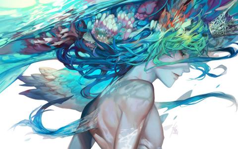 台湾插画师Little Oil Art温暖清新插画手机壁纸第1张