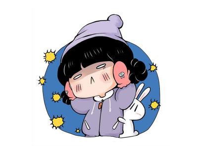 可爱女生创意手机壁纸图片第2张