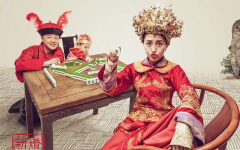 幸福情侣简单浪漫的婚纱照高清壁纸图片第4张