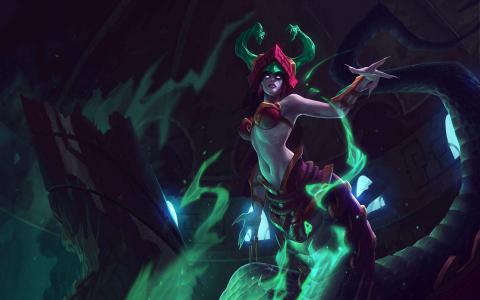 英雄联盟LOL魔蛇之拥高清图片桌面壁纸第3张