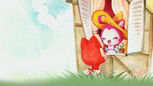 高清可爱卡通图片最新阿狸动漫电脑桌面壁纸第一辑第3张