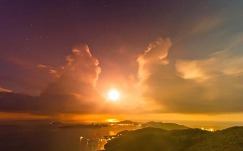 2014年9月日历壁纸蓝色风景海滩沙滩唯美大海图片合集(一)第2张