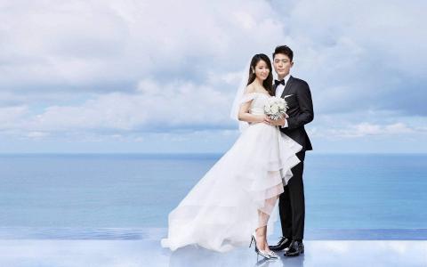 霍建华林心如婚纱照图片桌面壁纸第1张