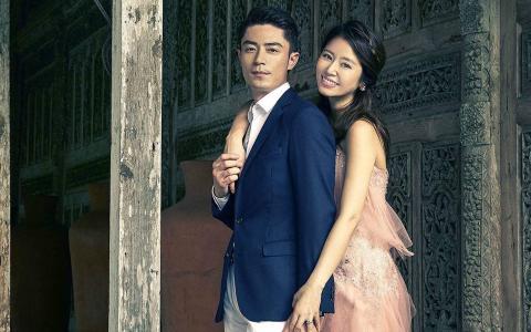 霍建华林心如婚纱照图片桌面壁纸第2张