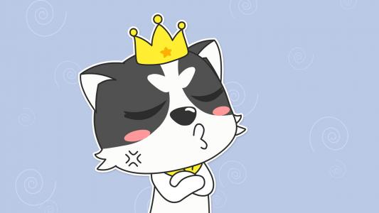 二哈米迦micha卡通桌面壁纸第1张