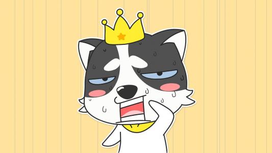 二哈米迦micha卡通桌面壁纸第2张