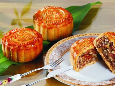 中秋节月饼甜美美食精选高清平板壁纸图片大全第1张