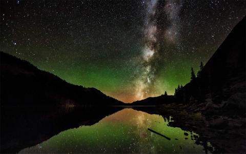 最新最流行养眼唯美星空自然景象高清摄影精美桌面壁纸图片大全第3张