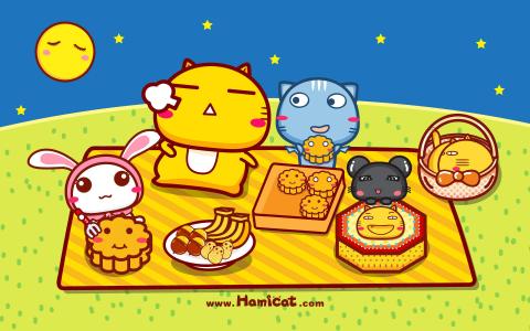 可爱小精灵毕加猪卡通桌面壁纸图片大全下载（二）第3张