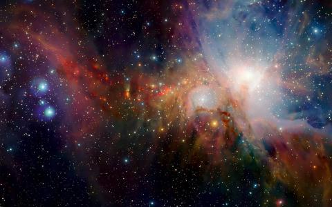 最新最流行养眼精选彩色梦幻星空唯美桌面壁纸第2张