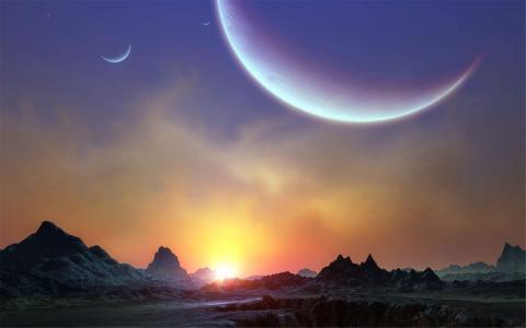 最新最流行养眼日历最美星空高清夜空电脑桌面壁纸精选第6张