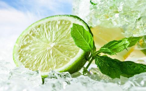 高清水果清新酸甜可口的柠檬水果图片桌面壁纸第2张