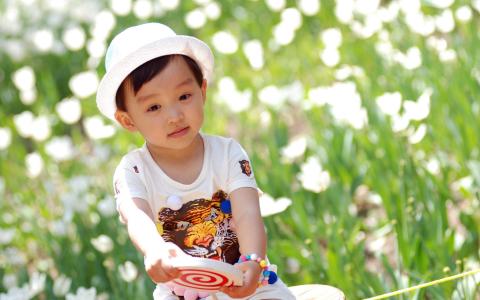 可爱宝宝高清萌娃手机壁纸图片第1张