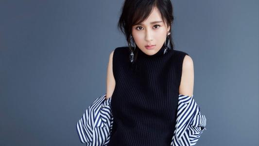 高清中国内地影视北京女演员杨紫温婉雅致写真图片桌面壁纸第3张