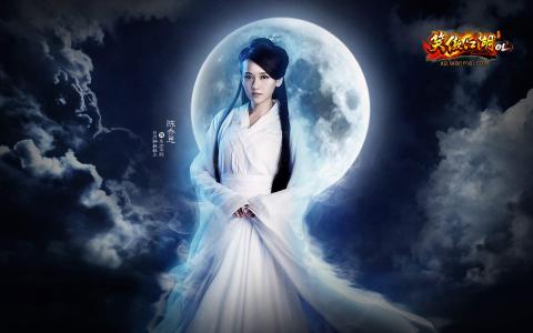 高清台湾省新竹县女演员陈乔恩唯美气质写真图片桌面壁纸第2张