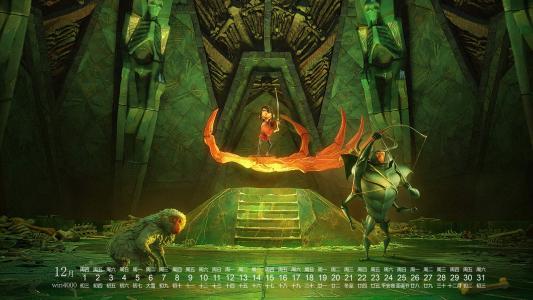 创意可爱卡通人物背景手机壁纸图片第2张