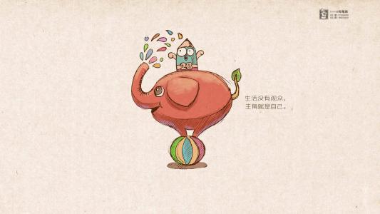 2B铅笔搞笑文字语录创意图片桌面壁纸第4张