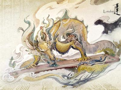 唯美中国风中国龙图片桌面壁纸第1张