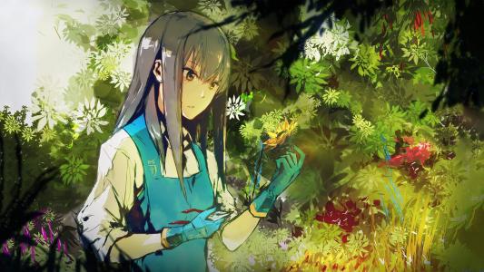 可爱女生创意手机壁纸图片第0张