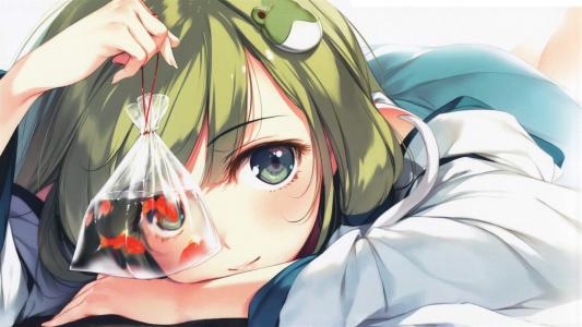 可爱女生创意手机壁纸图片第4张