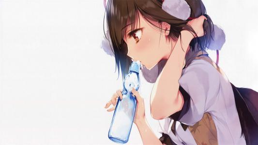 可爱女生创意手机壁纸图片第5张