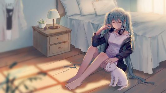 可爱女生创意手机壁纸图片第6张