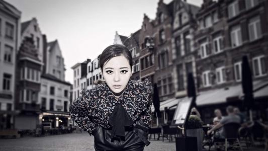 高清黑龙江省伊春美女张靓颖俏皮少女风减龄写真图片第3张