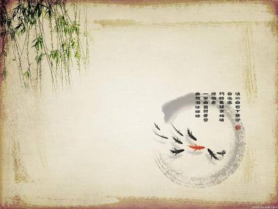 中国风水墨画高清桌面壁纸第5张