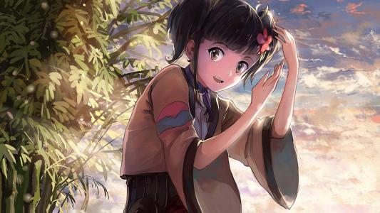 可爱卡通美少女动漫高清手机壁纸图片第4张