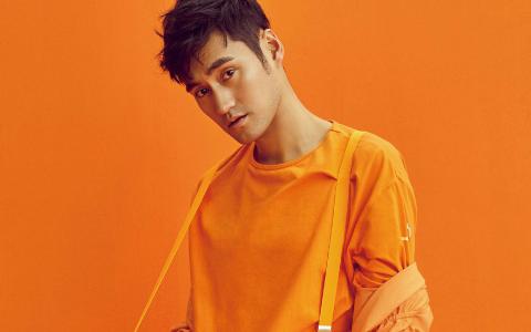 武汉男明显袁弘色彩写真帅气图片桌面壁纸第1张