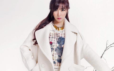 韩国美女黄美英Tiffany桌面壁纸第5张