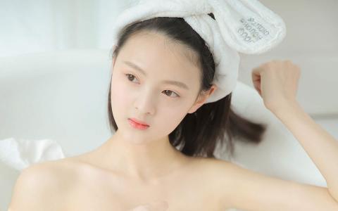 性感美女许晴白衬衫电脑桌面壁纸下载第4张