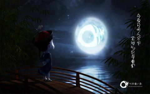 创意可爱卡通人物背景手机壁纸图片第1张