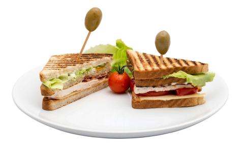 高清营养美食三明治宽屏桌面壁纸第2张