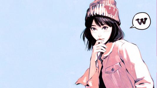 俄罗斯插画师少女肖像高清壁纸（二）第2张